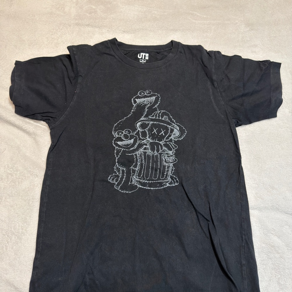 KAWS Sesame Street Black Tee